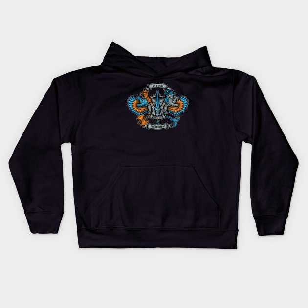 Eternia's Crest Kids Hoodie by LetterQ